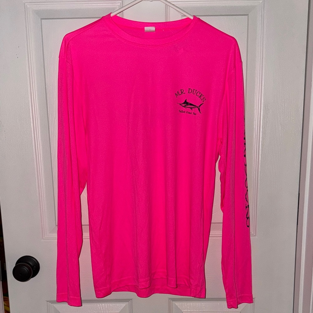 Mr. Ducks Pink Long Sleeve Shirt